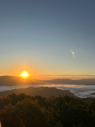 入選　小野翼　朝陽と雲海